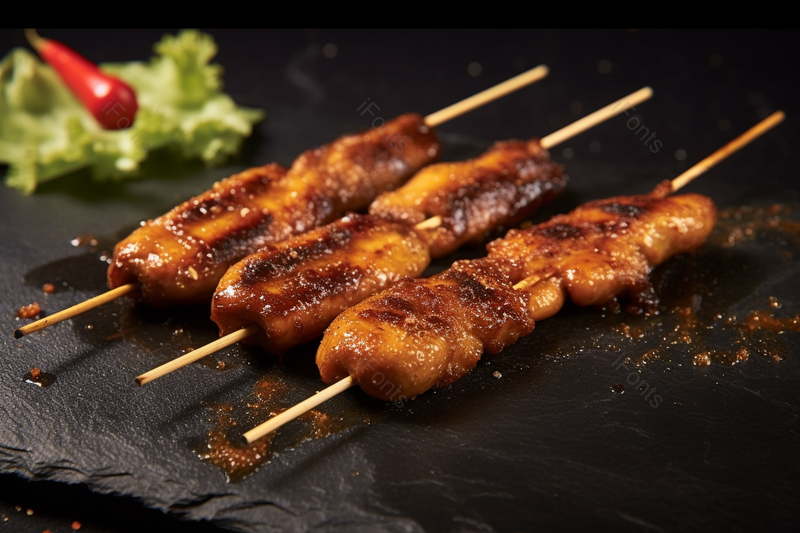 美味烧烤烤肉烤串撸串辣椒蔬菜美食,高清,摄影图,摄影图片,图片大全,摄影图免费下载